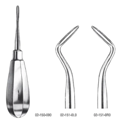 Dźwignie stomatologiczne 02-150, 02-151 Scharf