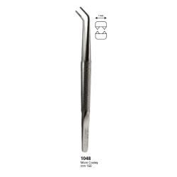 Pęseta Micro Cooley 2x2 ząbki / 1048 Medesy